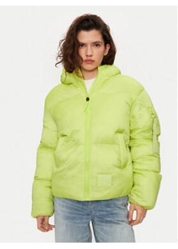 Alpha Industries Kurtka puchowa 148006 Zielony Regular Fit ze sklepu MODIVO w kategorii Kurtki damskie - zdjęcie 177089888