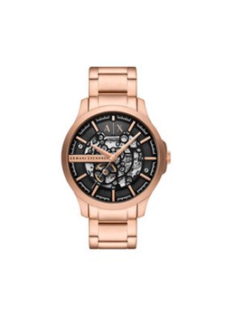 Armani Exchange Zegarek Hampton Automatic AX2456 Złoty ze sklepu MODIVO w kategorii Zegarki - zdjęcie 177092765