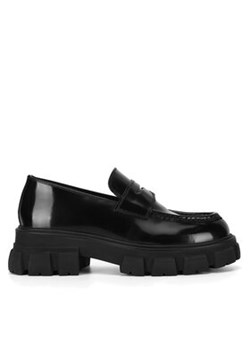 Badura Loafersy ELANA-01WI-002 Czarny ze sklepu MODIVO w kategorii Lordsy damskie - zdjęcie 177093716