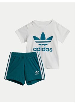 adidas Komplet t-shirt i spodenki JE0524 Turkusowy Regular Fit ze sklepu MODIVO w kategorii Komplety niemowlęce - zdjęcie 177094157