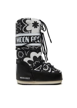 Moon Boot Śniegowce Mb Icon Flower 80D1402940 Czarny ze sklepu MODIVO w kategorii Śniegowce damskie - zdjęcie 177094299
