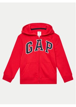 Gap Bluza 550082-00 Czerwony Regular Fit ze sklepu MODIVO w kategorii Bluzy chłopięce - zdjęcie 177097127