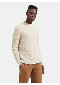 Selected Homme Sweter 16086686 Beżowy Regular Fit - id: 0000304685026 - marki Selected Homme - 177099215 Selected Homme Sweter 16086686 Beżowy Regular Fit ze sklepu MODIVO w kategorii Swetry męskie - zdjęcie 177099215