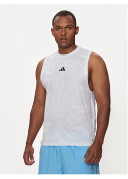 adidas Koszulka techniczna Power Workout IS3843 Biały Regular Fit ze sklepu MODIVO w kategorii T-shirty męskie - zdjęcie 177106007