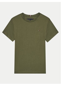 Tommy Hilfiger T-Shirt Essential KB0KB06879 Zielony Regular Fit ze sklepu MODIVO w kategorii T-shirty chłopięce - zdjęcie 177106485