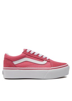 Vans Tenisówki Uy Old Skool Platform VN0A3TL3G3X1 Różowy ze sklepu MODIVO w kategorii Trampki dziecięce - zdjęcie 177110525