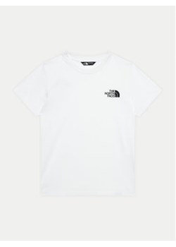 The North Face T-Shirt Simple Dome NF0A8DRP Biały Regular Fit ze sklepu MODIVO w kategorii Bluzki dziewczęce - zdjęcie 177110706