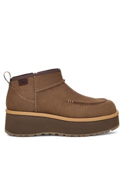 Ugg Botki W Cityfunc Ultra Mini 1158193 Brązowy ze sklepu MODIVO w kategorii Botki - zdjęcie 177111235