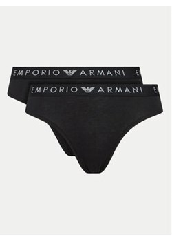 Emporio Armani Underwear Komplet 2 par fig klasycznych 163334 4F227 00020 Czarny ze sklepu MODIVO w kategorii Majtki damskie - zdjęcie 177123686