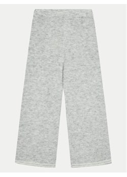 United Colors Of Benetton Spodnie dzianinowe 1EWBCF009 Szary Regular Fit ze sklepu MODIVO w kategorii Spodnie dziewczęce - zdjęcie 177125966
