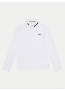 Boss Polo J51171 D Biały Regular Fit ze sklepu MODIVO w kategorii T-shirty chłopięce - zdjęcie 177139226