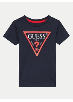 Guess T-Shirt N73I55 K8HM0 Granatowy Regular Fit ze sklepu MODIVO w kategorii T-shirty chłopięce - zdjęcie 177140889