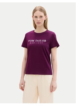 Tom Tailor T-Shirt 1043695 Fioletowy Regular Fit ze sklepu MODIVO w kategorii Bluzki damskie - zdjęcie 177141259