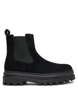 Calvin Klein Jeans Sztyblety Lugged Chelsea Boot Hr Su YM0YM01067 Czarny ze sklepu MODIVO w kategorii Botki - zdjęcie 177155266