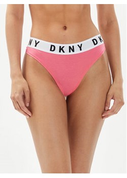 DKNY Stringi DK4529 Różowy ze sklepu MODIVO w kategorii Majtki damskie - zdjęcie 177158235