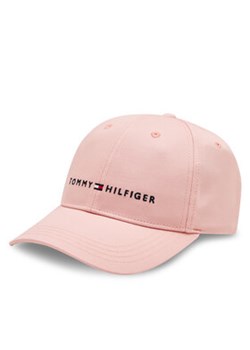 Tommy Hilfiger Czapka z daszkiem Essential Cap AU0AU01667 Różowy ze sklepu MODIVO w kategorii Czapki dziecięce - zdjęcie 177161178