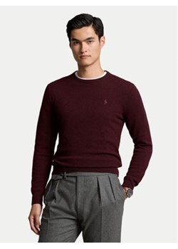 Polo Ralph Lauren Sweter 710876714006 Bordowy Regular Fit ze sklepu MODIVO w kategorii Swetry męskie - zdjęcie 177161286