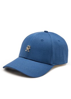 Tommy Hilfiger Czapka z daszkiem Distinct Cap AW0AW16367 Niebieski ze sklepu MODIVO w kategorii Czapki z daszkiem damskie - zdjęcie 177169645