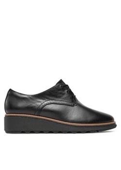 Clarks Oxfordy Sharon Rae 261754164 Czarny ze sklepu MODIVO w kategorii Półbuty damskie - zdjęcie 177169847