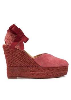 Manebi Espadryle Hamptons Heart-Shaped Wedge Espadrilles W 2.1 WH Różowy ze sklepu MODIVO w kategorii Espadryle damskie - zdjęcie 177174549