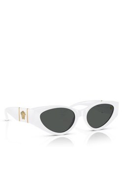 Versace Okulary przeciwsłoneczne 0VE4454 314/87 Biały ze sklepu MODIVO w kategorii Okulary przeciwsłoneczne damskie - zdjęcie 177175596