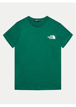 The North Face T-Shirt Redbox NF0A89VT Zielony Regular Fit ze sklepu MODIVO w kategorii T-shirty chłopięce - zdjęcie 177184055