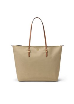 Lauren Ralph Lauren Torebka Keaton 31 431950007003 Brązowy ze sklepu MODIVO w kategorii Torby Shopper bag - zdjęcie 177186717