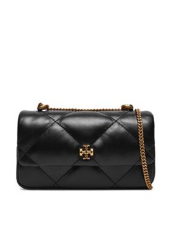 Tory Burch Torebka Mini Kira Diamond Quilt Flap Bag 154710 Czarny ze sklepu MODIVO w kategorii Kopertówki - zdjęcie 177191495