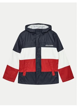 Tommy Hilfiger Kurtka przeciwdeszczowa Colorblock KS0KS00566 Kolorowy Relaxed Fit ze sklepu MODIVO w kategorii Kurtki chłopięce - zdjęcie 177192009