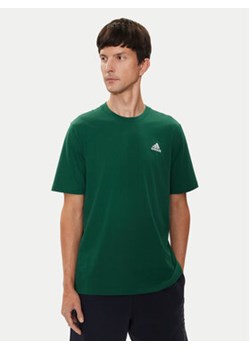 adidas T-Shirt Essentials Single Jersey Embroidered Small Logo IJ6111 Zielony Regular Fit ze sklepu MODIVO w kategorii T-shirty męskie - zdjęcie 177196556