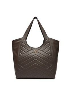 PINKO Torebka Tote Bag Puzzle 104536 A29Y M09Q Brązowy ze sklepu MODIVO w kategorii Torby Shopper bag - zdjęcie 177199226