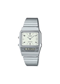 Casio Zegarek Vintage Edgy AQ-800E-7A2EF Srebrny ze sklepu MODIVO w kategorii Zegarki - zdjęcie 177199375