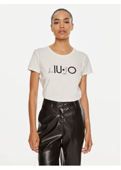 Liu Jo T-Shirt TF4312 JS088 Écru Regular Fit ze sklepu MODIVO w kategorii Bluzki damskie - zdjęcie 177199406