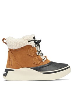 Sorel Śniegowce Youth Out N About™ Iv Chillz Wp 2101321243 Brązowy ze sklepu MODIVO w kategorii Buty zimowe dziecięce - zdjęcie 177199498