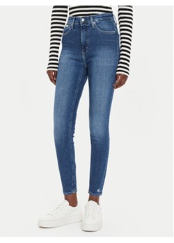 Calvin Klein Jeans Jeansy J20J224037 Granatowy Super Skinny Fit ze sklepu MODIVO w kategorii Jeansy damskie - zdjęcie 177203858