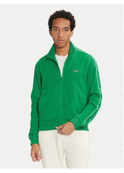 Lacoste Bluza SH1457 Zielony Regular Fit ze sklepu MODIVO w kategorii Bluzy męskie - zdjęcie 177208319