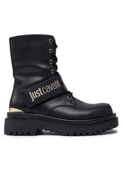 Just Cavalli Botki 77RA3S94 Czarny ze sklepu MODIVO w kategorii Botki - zdjęcie 177215358
