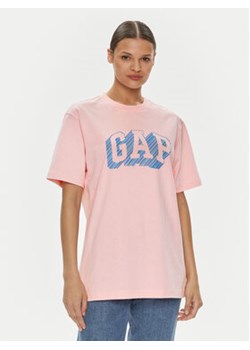 Gap T-Shirt 664011-00 Różowy Regular Fit ze sklepu MODIVO w kategorii T-shirty męskie - zdjęcie 177221668