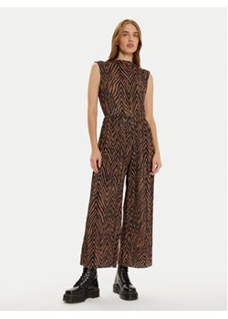 Vero Moda Kombinezon Wilhelmina 10330184 Brązowy Regular Fit - id: 0000304870248 - marki Vero Moda - 177222469 Vero Moda Kombinezon Wilhelmina 10330184 Brązowy Regular Fit ze sklepu MODIVO w kategorii Kombinezony damskie - zdjęcie 177222469
