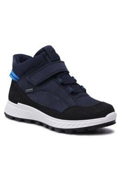 ECCO Sneakersy GORE-TEX Exostrike Kids 76194360159 Granatowy ze sklepu MODIVO w kategorii Buty sportowe dziecięce - zdjęcie 177227406