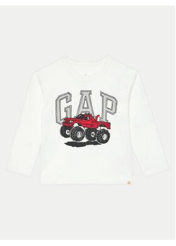 Gap Bluzka 628509-01 Biały Regular Fit ze sklepu MODIVO w kategorii Bluzki dziewczęce - zdjęcie 177231129