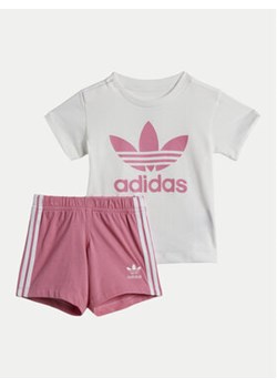 adidas Komplet t-shirt i spodenki JE0523 Różowy Regular Fit ze sklepu MODIVO w kategorii Komplety niemowlęce - zdjęcie 177233626