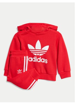 adidas Dres adicolor IX5163 Czerwony Regular Fit ze sklepu MODIVO w kategorii Komplety niemowlęce - zdjęcie 177239046