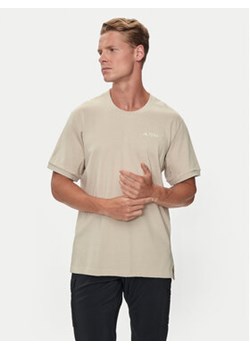 adidas T-Shirt Terrex Xploric Logo IK9111 Beżowy Regular Fit ze sklepu MODIVO w kategorii T-shirty męskie - zdjęcie 177239855