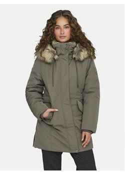 ONLY Parka New Priska 15300627 Szary Regular Fit ze sklepu MODIVO w kategorii Parki damskie - zdjęcie 177240439