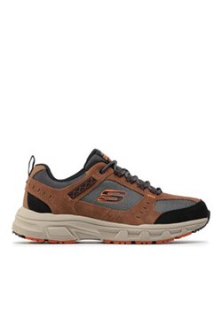 Skechers Sneakersy Oak Canyon 51893/BRBK Brązowy ze sklepu MODIVO w kategorii Buty trekkingowe męskie - zdjęcie 177254285