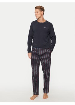 Tommy Hilfiger Piżama UM0UM03359 Granatowy Regular Fit ze sklepu MODIVO w kategorii Piżamy męskie - zdjęcie 177254716