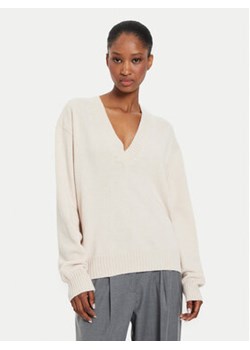 Kontatto Sweter 3M0177 Écru Regular Fit ze sklepu MODIVO w kategorii Swetry damskie - zdjęcie 177255445