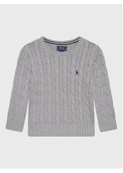 Polo Ralph Lauren Sweter 323702674041 Szary Regular Fit ze sklepu MODIVO w kategorii Swetry chłopięce - zdjęcie 177256917