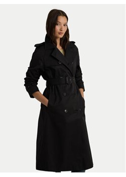 Lauren Ralph Lauren Trencz 297951259001 Czarny Straight Fit ze sklepu MODIVO w kategorii Płaszcze damskie - zdjęcie 177257035